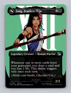 Fang, Fearless l'Cie (Borderless) FINAL FANTASY Non-Foil MTG NM - Image 1