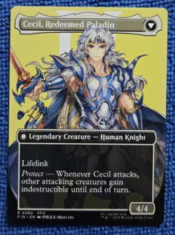 MTG 1x Cecil, Dark Knight (Borderless) #380 Regular - Final Fantasy FIN - Image 2