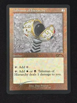 1x MTG Talisman of Hierarchy (Retro Frame) (Foil Etched) - (SLD) #1057 - Magic - Image 1