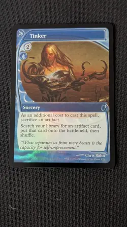 Future Sight Border Tinker Mtg Mystery Booster 2 Foil MB2 NM - Image 1