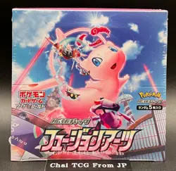 Fusion Arts Booster Box s8 Sword & Shield Pokemon Card Japanese Factory Sealed - Image 1