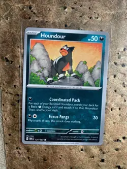 Pokemon Card TCG - Obsidian Flames - Common - Houndour 131/197 - Image 1