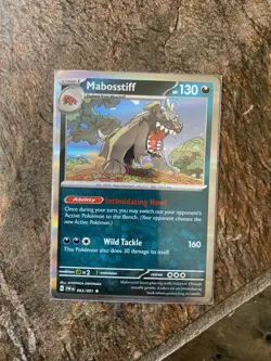 Pokemon Card TCG - Paldean Fates - Holo - Mabosstiff 063/091 - Image 1