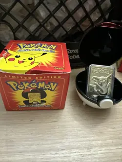 Pokemon Burger King Pikachu 23k Gold Plated Card 1999 with COA - Image 1