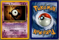 2001 Pokemon, Neo Discovery, #67/75 Unown (E), 1st Edition, Common - Image 1