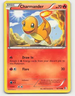2012 Pokemon, Boundaries Crossed, #18/149 Charmander, Common - Image 1