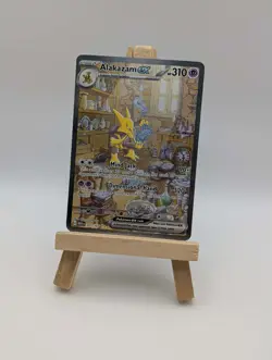 Pokemon Scarlet & Violet 151: ALAKAZAM EX 201/165 - SIR - NM - Image 1