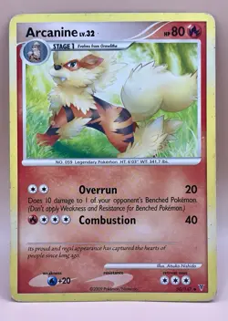 Arcanine 50/147 – Supreme Victors (Rare) - MP - 2009 Pokemon TCG - Image 1