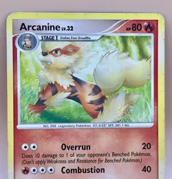 Arcanine 50/147 – Supreme Victors (Rare) - MP - 2009 Pokemon TCG - Image 2