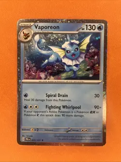 Vaporeon 022/131 Pokemon Cosmos Holo Prismatic Evolutions Black Star Promo Card - Image 1