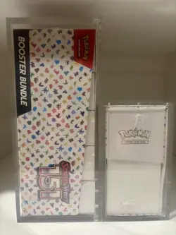 POKEMON TCG 151 Booster Bundle Display & ETB FACTORY SEALED with Acrylic Cases 820650863219 - Image 4