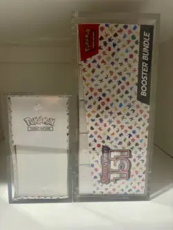 POKEMON TCG 151 Booster Bundle Display & ETB FACTORY SEALED with Acrylic Cases 820650863219 - Image 5