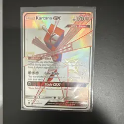 Pokemon Kartana GX SV73/SV94 Hidden Fates Shiny Vault Shiny Holo Ultra Beast - Image 1