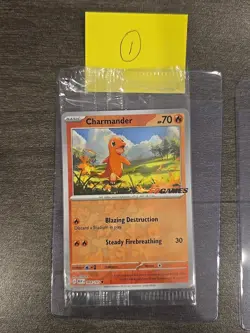 Charmander 004/165 EB Games Stamped Promo SEALED Mew EN Pokemon 151 - Image 2
