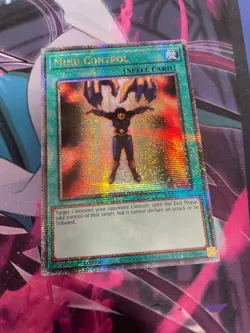 YUGIOH - MIND CONTROL - QUARTER CENTURY SECRET RARE - 1ST ED - RA02 - NM - Image 1