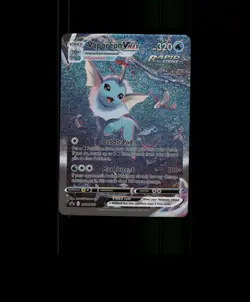 Fan-Art READ DESCRIPTION BELOW SPARKLING HOLO VAPOREON Card Pokemon Card p2 - Image 1