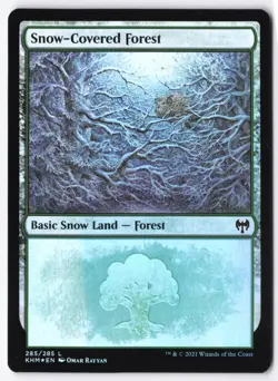 Snow-Covered Forest () Foil L Kaldheim 285 NM - Image 1