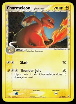 Charmeleon 30/100 Uncommon Crystal Guardians Pokemon Card - Image 1