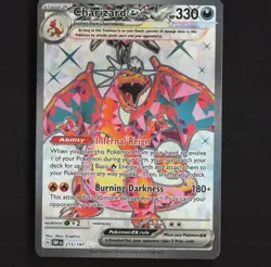 Charizard ex 12/108 Evolutions Holo Ultra Rare EX Full Art Pokemon TCG - Image 1