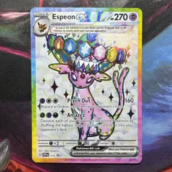 Pokemon TCG Espeon EX Scarlet & Violet Black Star Promo 175 NM/M - Image 1
