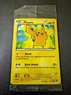 2014 Pokemon XY The Lego Movie Promo -Pikachu- SEALED Holo #42 - Image 1