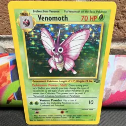 Pokemon Venomoth Holo Rare Jungle 13/64 Wizards of the Coast 1999 English - Image 1