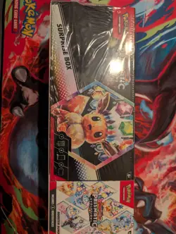 Pokemon Sealed Sam's Club Prismatic Evolutions Surprise Box And Booster Bundle - Image 1