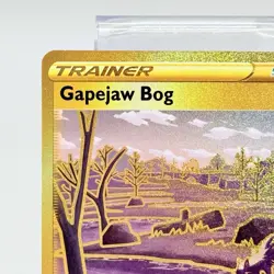 Gapejaw Bog 213/195 Full Art Secret Rare Holo Gold Pokemon Silver Tempest NM - Image 2