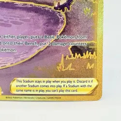 Gapejaw Bog 213/195 Full Art Secret Rare Holo Gold Pokemon Silver Tempest NM - Image 4