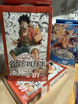 (1)One Piece TCG Factory Sealed Starter Deck ST-01 Straw Hat Crew - Image 1