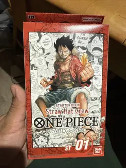 (1)One Piece TCG Factory Sealed Starter Deck ST-01 Straw Hat Crew - Image 2
