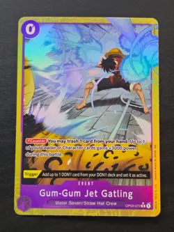 Gum-Gum Jet Gatling OP03-072 - One Piece PRB02 Alt Art - Image 1