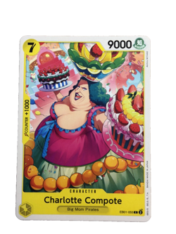 New: One Piece CCG Charlotte Compote EB01-055 Extra Booster: Memorial Collection - Image 1
