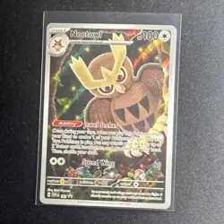 Pokemon Noctowl 141 Scarlet & Violet Promo Exclusive Holo Card - Image 1