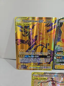 Pokemon Jumbo Card Lot With Sun & Moon Promos & X-Y Era Mewtwo & Dragonite - Image 2