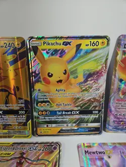 Pokemon Jumbo Card Lot With Sun & Moon Promos & X-Y Era Mewtwo & Dragonite - Image 4