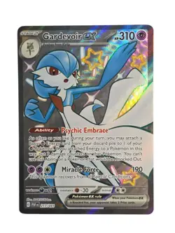 Gardevoir ex 217/091 Paldean Fates Ultra Rare Full Art Pokemon Card * New * - Image 1
