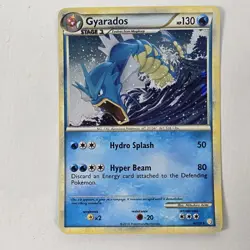 Gyarados 4/123 Holo HeartGold SoulSilver Pokemon Card TCG - Image 1