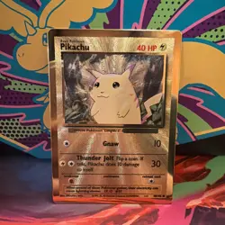 Pokemon Gold Metal Pikachu Card 58/102 - Celebrations Ultra Premium Collection - Image 1