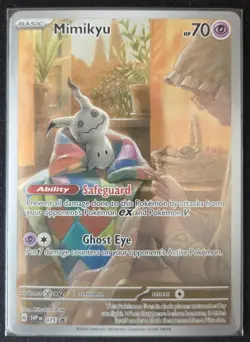 Pokemon TCG Mimikyu SVP 075 Paldean Fates Black Star Promo NM - Image 1