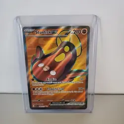 Pokemon TCG Ascended Heroes Stunfisk EX Full Art 252/217 NM - Image 1