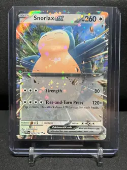 Snorlax ex 076/131 Double Rare Holo Pokemon 2025 Prismatic Evolutions NM - Image 1