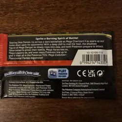Pokemon TCG Mega Evolution Phantasmal Flames Booster Pack New Sealed - Image 2