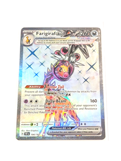 Farigiraf ex 194/162 Ultra Rare Full Art POKEMON TCG Temporal Forces TEF ENGLISH - Image 1