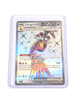 Farigiraf ex 194/162 Ultra Rare Full Art POKEMON TCG Temporal Forces TEF ENGLISH - Image 3