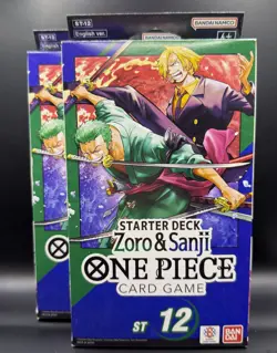 One Piece Card Game Zoro and Sanji Starter Deck ST-12 Sealed - Image 1