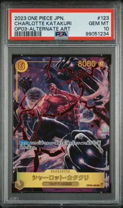 PSA 10 2024 One Piece Charlotte Katakuri Pillars of strength SEC Alt Art JPN - Image 1