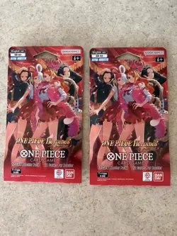 One Piece TCG Heroines Edition EB-03 Sleeved Booster Pack ‘s - 2 Packs - In Hand - Image 3