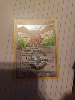 Fearow 24/112 EX Fire Red Leaf Green Reverse Holo Rare Vintage Pokemon TCG Card - Image 1