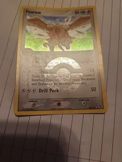 Fearow 24/112 EX Fire Red Leaf Green Reverse Holo Rare Vintage Pokemon TCG Card - Image 2